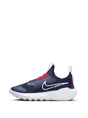 Nike Navy Flex Runner Youth Trainers - Image 2 of 10