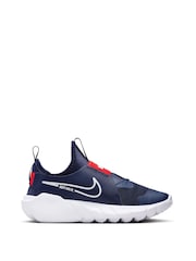 Nike Navy Flex Runner Youth Trainers - Image 3 of 10