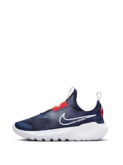 Nike Navy Flex Runner Youth Trainers - Image 4 of 10