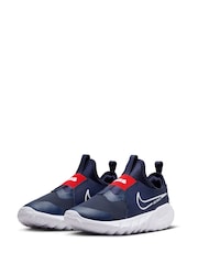 Nike Navy Flex Runner Youth Trainers - Image 5 of 10