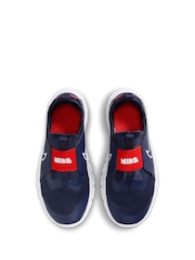 Nike Navy Flex Runner Youth Trainers - Image 7 of 10
