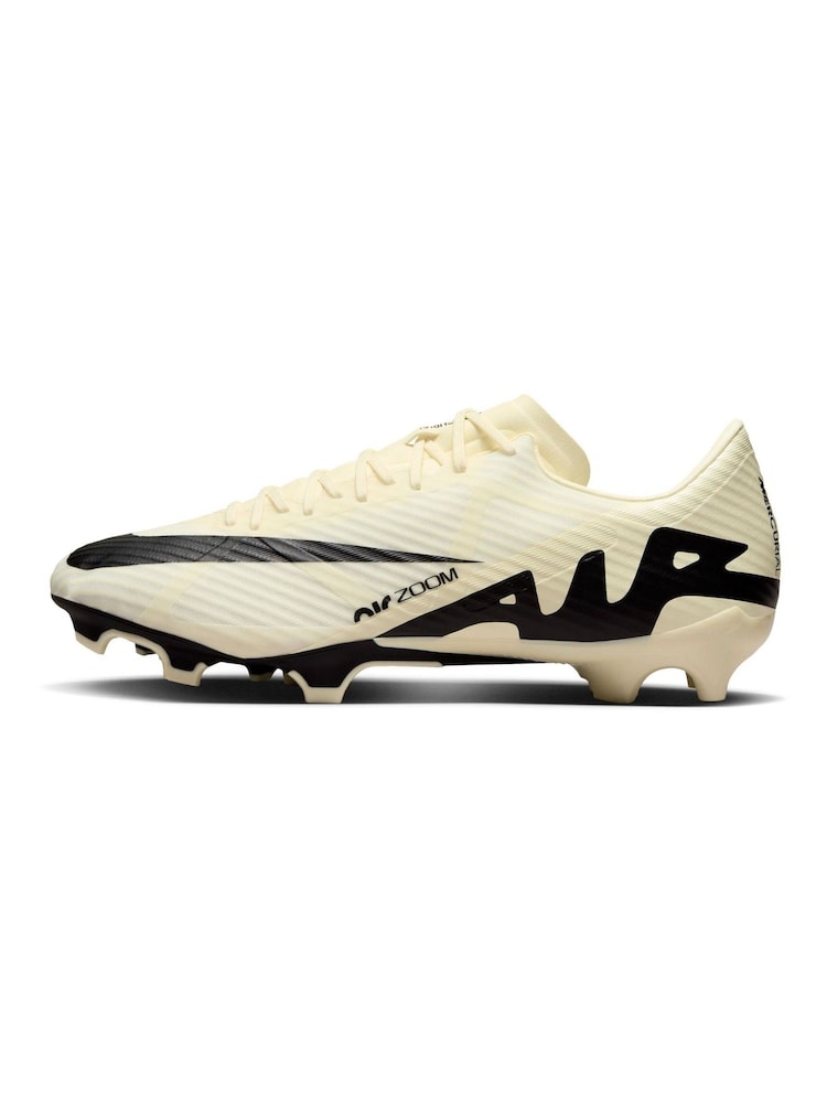 Nike Yellow Zoom Mercurial Vapor 15 Academy Firm Ground Football Boots - Image 2 of 11