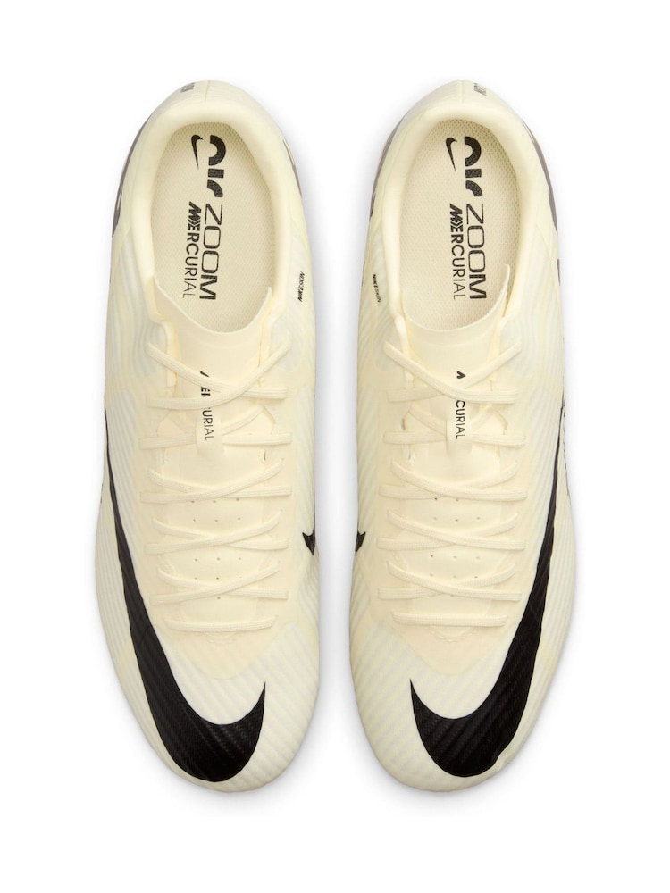 Nike Yellow Zoom Mercurial Vapor 15 Academy Firm Ground Football Boots - Image 6 of 11