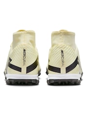Nike Yellow Zoom Mercurial Superfly 9 Academy Turf Football Boots - Image 3 of 10