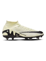 Nike Yellow Zoom Mercurial Superfly 9 Academy Pro Soft Ground Football Boots - Image 1 of 12