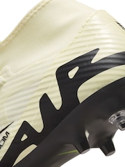 Nike Yellow Zoom Mercurial Superfly 9 Academy Pro Soft Ground Football Boots - Image 11 of 12