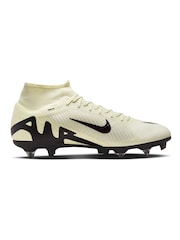 Nike Yellow Zoom Mercurial Superfly 9 Academy Pro Soft Ground Football Boots - Image 3 of 12