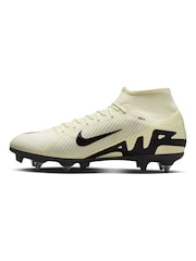 Nike Yellow Zoom Mercurial Superfly 9 Academy Pro Soft Ground Football Boots - Image 4 of 12