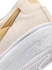 Nike Yellow Blazer Low Platform Trainers - Image 10 of 10