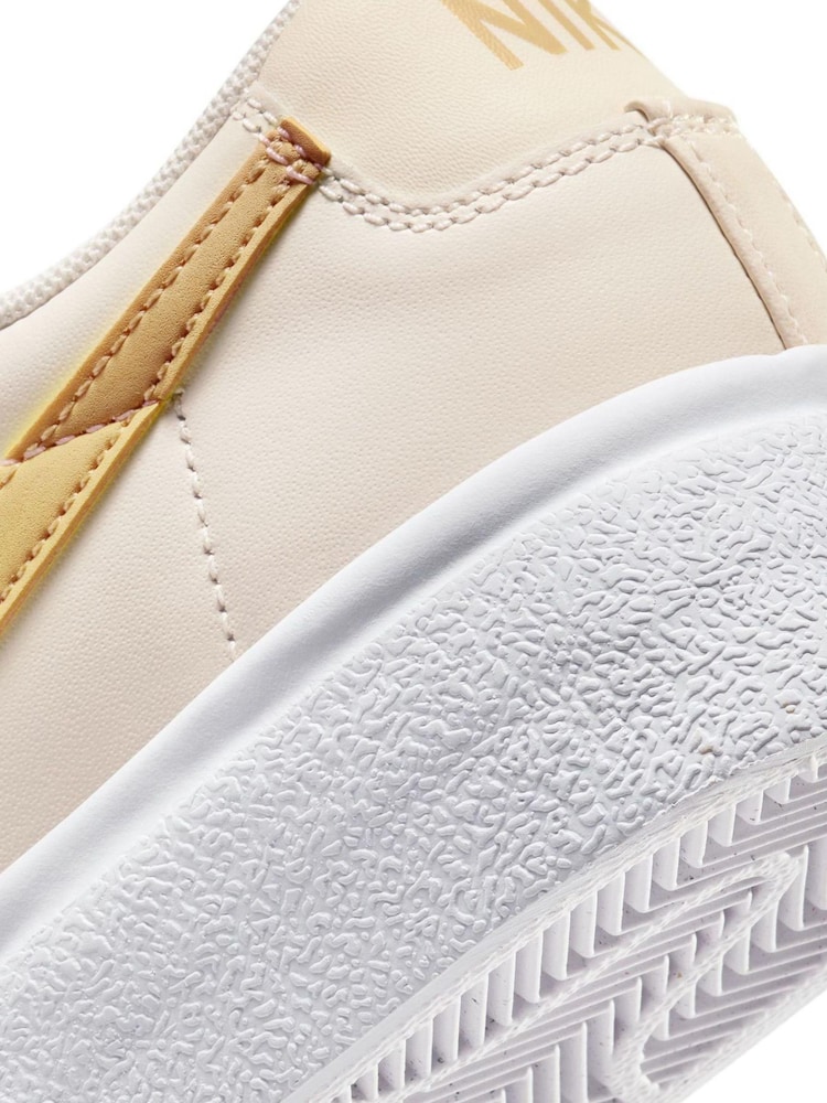 Nike Yellow Blazer Low Platform Trainers - Image 10 of 10