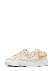 Nike Yellow Blazer Low Platform Trainers - Image 5 of 10