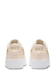 Nike Yellow Blazer Low Platform Trainers - Image 6 of 10
