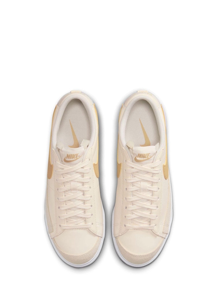 Nike Yellow Blazer Low Platform Trainers - Image 7 of 10