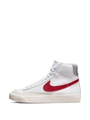 Nike White Blazer Mid 77 Shoes - Image 2 of 10