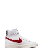 Nike White Blazer Mid 77 Shoes - Image 3 of 10