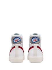 Nike White Blazer Mid 77 Shoes - Image 6 of 10