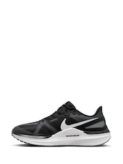 Nike Black/White Structure 25 Road Running Trainers - Image 3 of 11