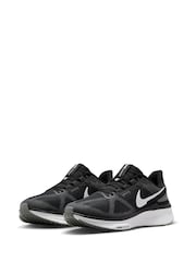 Nike Black/White Structure 25 Road Running Trainers - Image 4 of 11