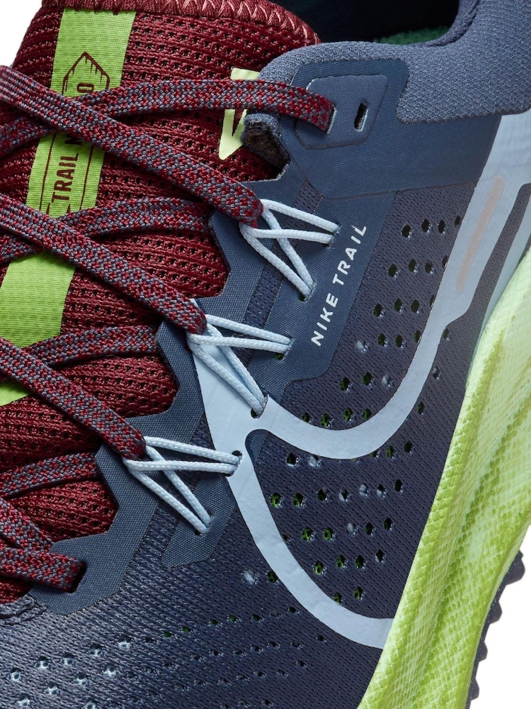 Nike Blue Pegasus 4 Trail Running Trainers - Image 10 of 10