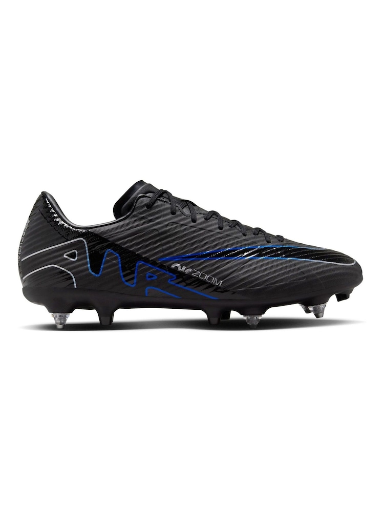 Nike Black Zoom Mercurial Vapor 15 Academy Soft Ground Football Boots - Image 1 of 10