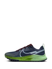 Nike Navy React Pegasus Trail 4 Running Trainers - Image 2 of 13