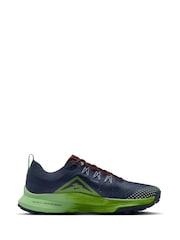 Nike Navy React Pegasus Trail 4 Running Trainers - Image 3 of 13