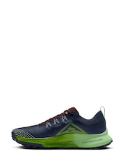 Nike Navy React Pegasus Trail 4 Running Trainers - Image 4 of 13
