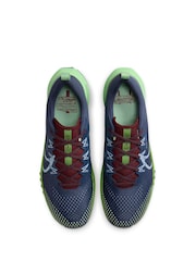 Nike Navy React Pegasus Trail 4 Running Trainers - Image 7 of 13