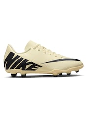 Nike Jr. Yellow Kids Mercurial Vapor 15 Club Firm Ground Football Boots - Image 1 of 12