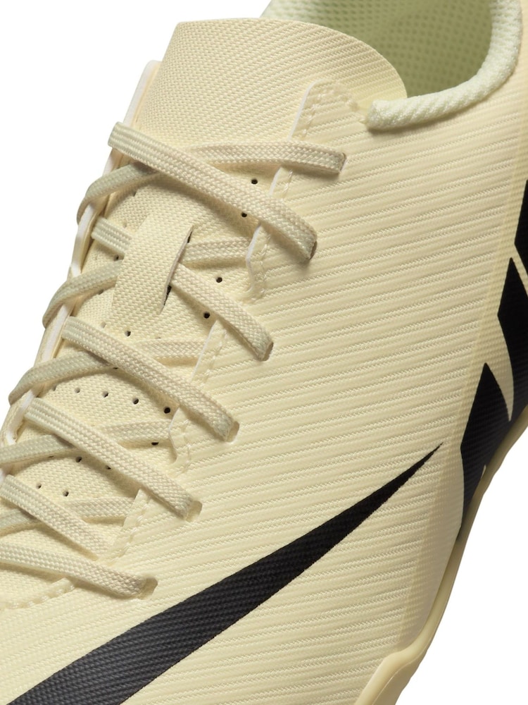 Nike Jr. Yellow Kids Mercurial Vapor 15 Club Firm Ground Football Boots - Image 12 of 12