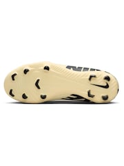 Nike Jr. Yellow Kids Mercurial Vapor 15 Club Firm Ground Football Boots - Image 9 of 12