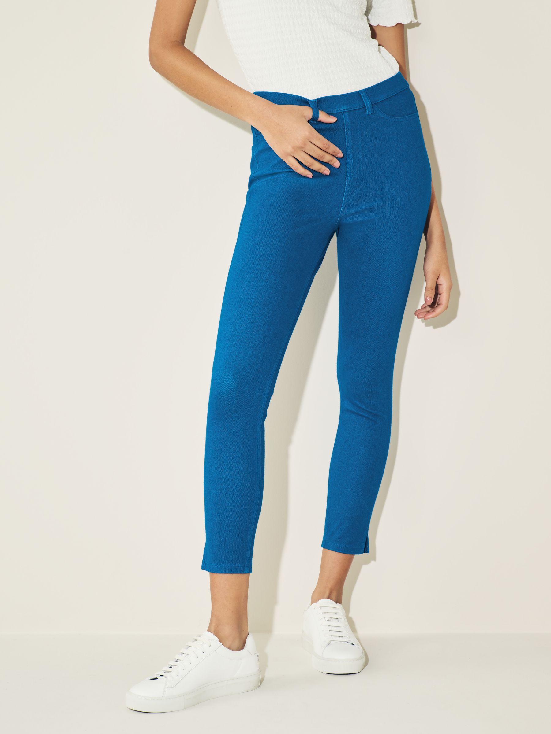 Next crop denim leggings deals