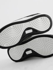 White/ Black Lace-Up Trainers - Image 6 of 8