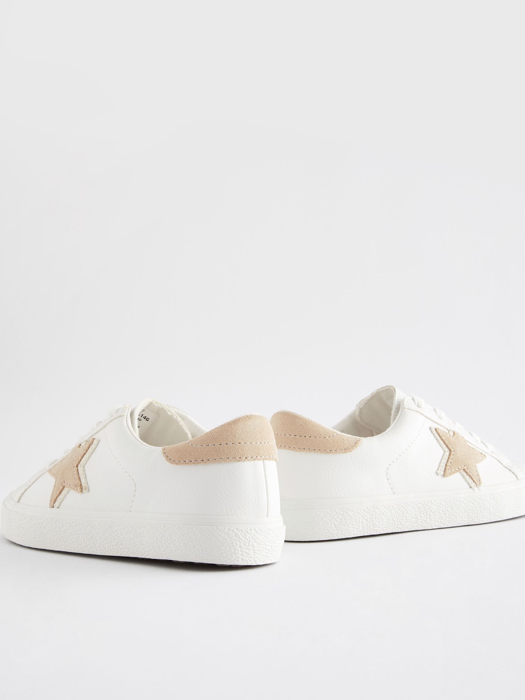 Buy White Neutral Standard Fit F Star Lace Up Trainers from Next Armenia