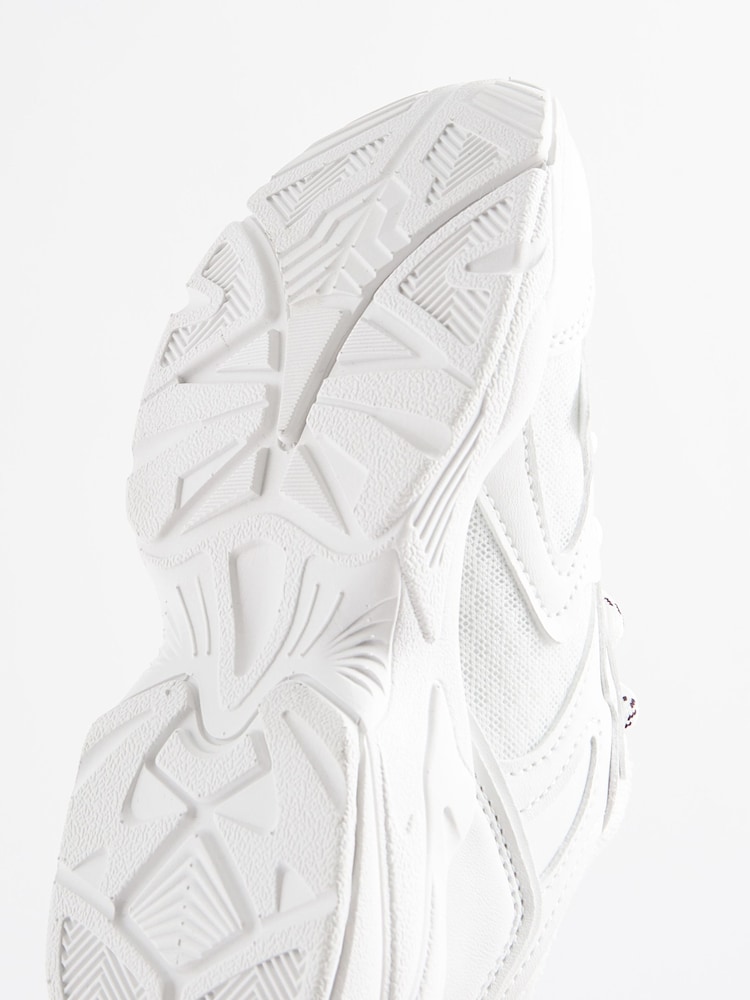 White Chunky Lace Up Trainers - Image 8 of 8 White Chunky Lace Up Trainers - Image 8 of 8