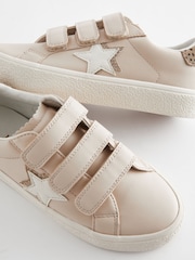 Neutral Brown Standard Fit (F) Touch Fastening Trainers - Image 3 of 5