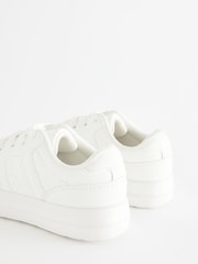 White Chunky Lace-Up Trainers - Image 5 of 9