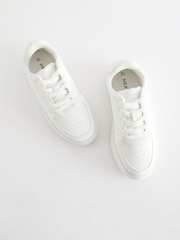 White Chunky Lace-Up Trainers - Image 7 of 9
