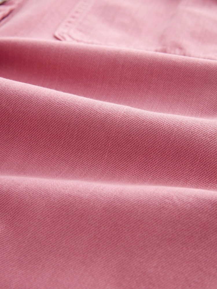 Pink Oversized Denim Shirt - Image 7 of 7