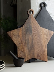 Rockett St George Black Wood Large Serve Board Star - Image 5 of 6