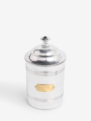 Rockett St George Silver Vintage Sugar Tin Storage Jar - Image 8 of 8