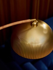 MADE.COM Brass Shell Floor Lamp - Image 4 of 5