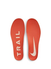 Nike Grey/Orange React Pegasus Trail 4 Gore-Tex Running Trainers - Image 8 of 13