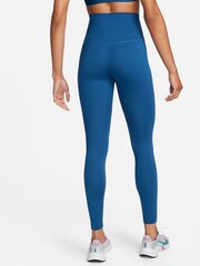 Nike Blue Dri FIT One High Rise Leggings - Image 3 of 7