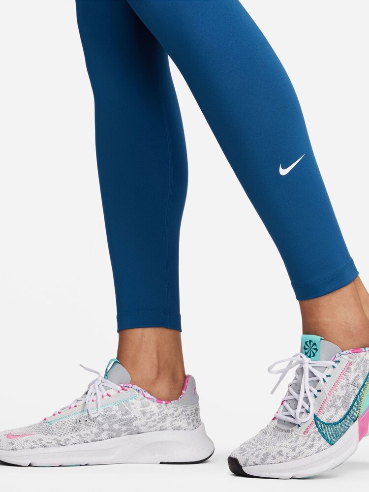 Nike Blue Dri FIT One High Rise Leggings - Image 7 of 7