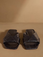Negro - Sandalias planas tipo mule Medway de Russell & Bromley - Imagen 5 de 12