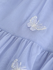 Blue Butterfly Mesh Dress (3mths-7yrs) - Image 7 of 7