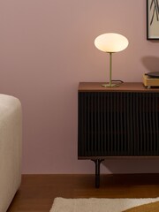 MADE.COM Brass Flossie Table Lamp - Image 2 of 5