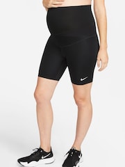 Nike Black Maternity 7" Cycling Shorts - Image 1 of 6