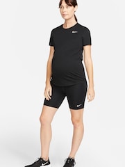 Nike Black Maternity 7" Cycling Shorts - Image 2 of 6